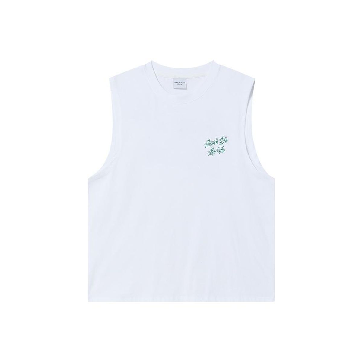 아크메드라비(ACME DE LA VIE) SCRIPT LOGO OUTLINE SLEEVELESS (4COLOR)