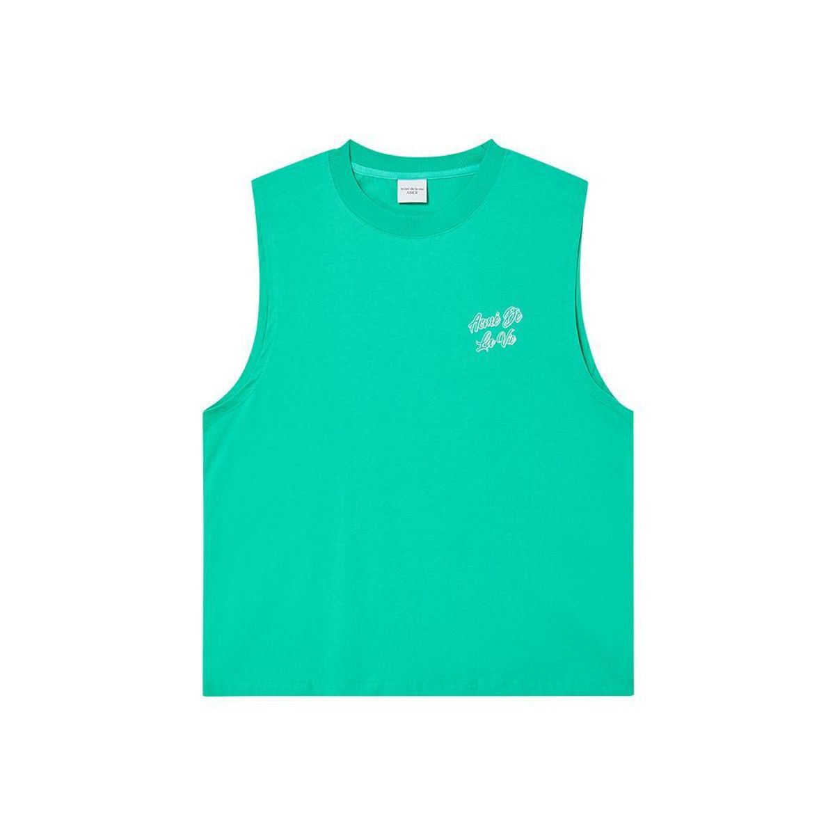 아크메드라비(ACME DE LA VIE) SCRIPT LOGO OUTLINE SLEEVELESS (4COLOR)