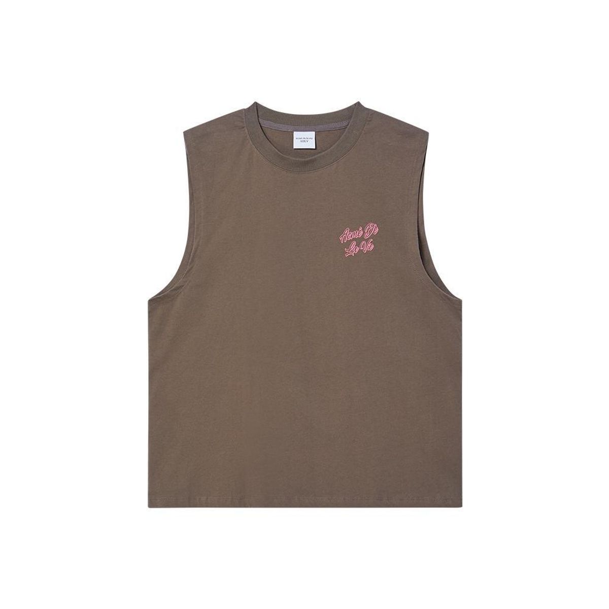아크메드라비(ACME DE LA VIE) SCRIPT LOGO OUTLINE SLEEVELESS (4COLOR)