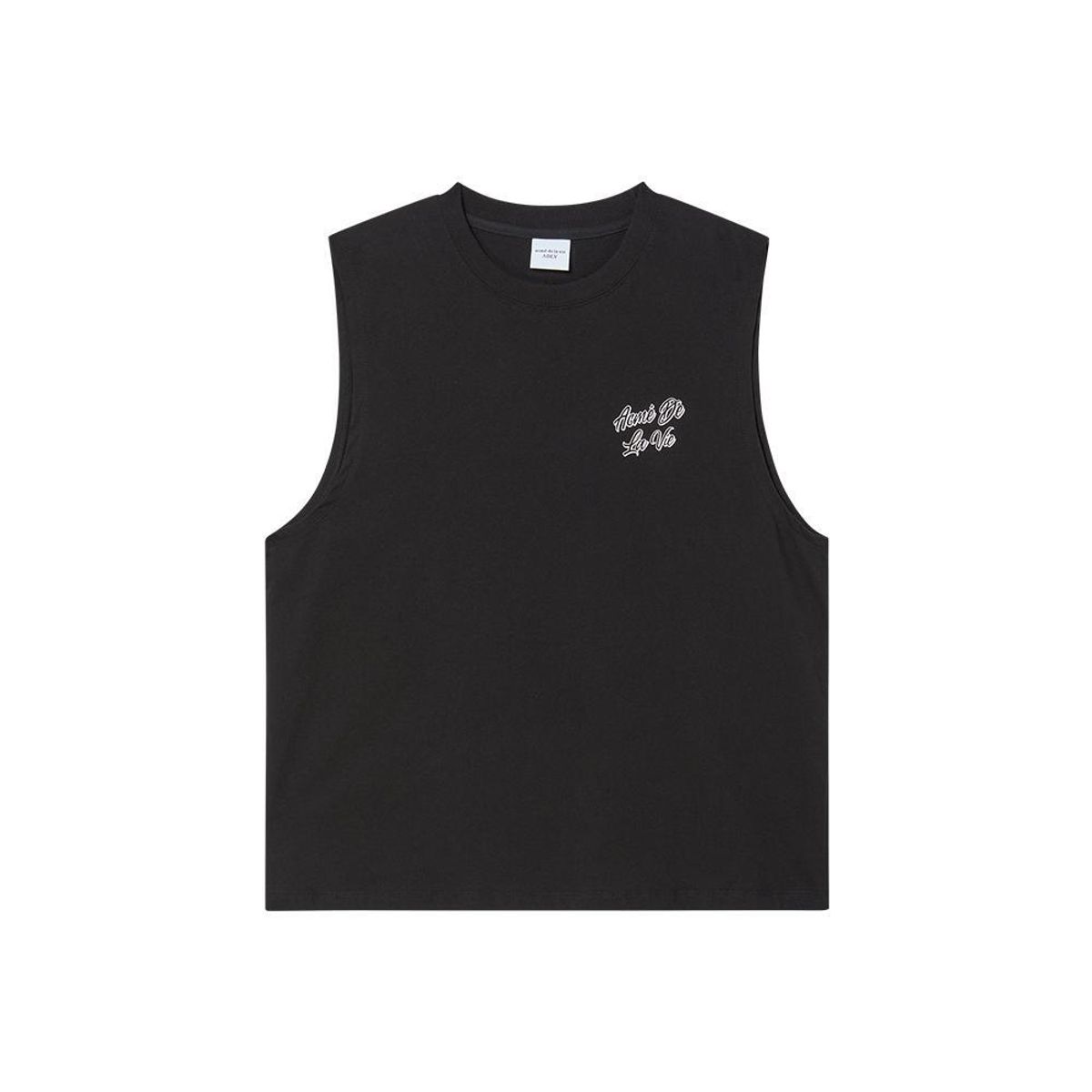 아크메드라비(ACME DE LA VIE) SCRIPT LOGO OUTLINE SLEEVELESS (4COLOR)