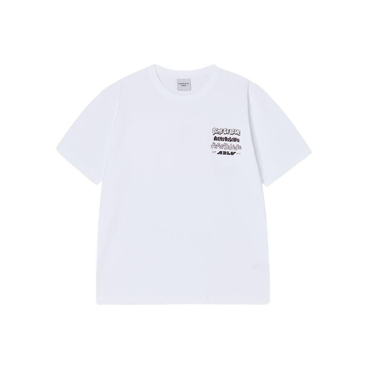 아크메드라비(ACME DE LA VIE) MIX TYPE GRAPHICS SHORT SLEEVE T-SHIRT (4COLOR)