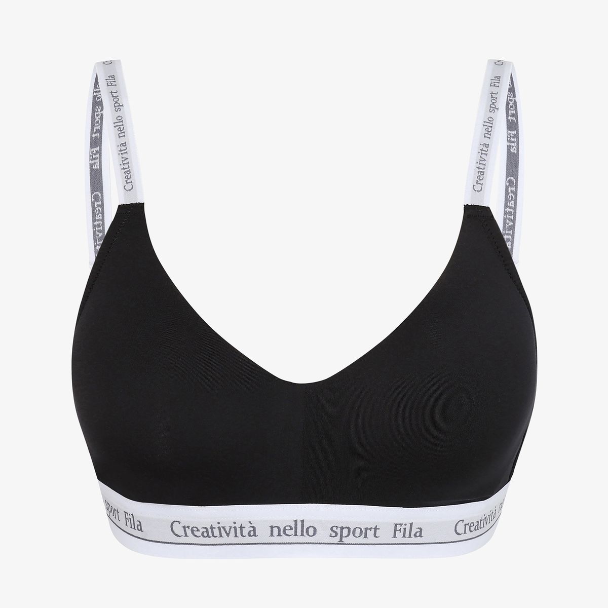 휠라언더웨어(FILA UNDERWEAR) 썸머 벨로 에어로쿨 브라탑(FI4BAH2450FBLK)