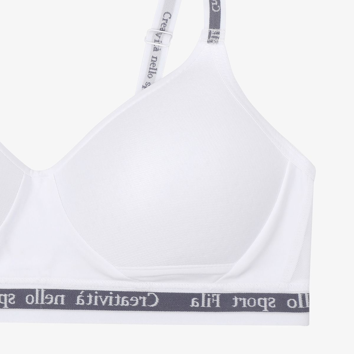 휠라언더웨어(FILA UNDERWEAR) 썸머 벨로 에어로쿨 브라탑(FI4BAH2450FWHI)