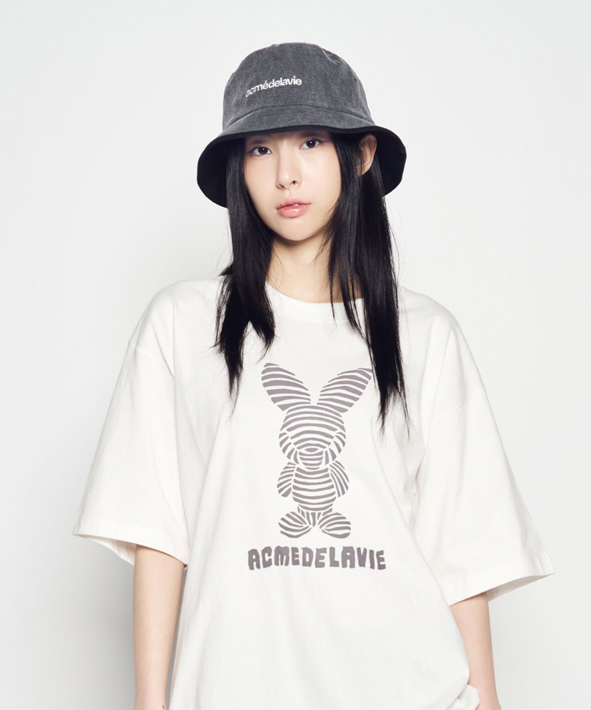 아크메드라비(ACME DE LA VIE) LINE POINT BUCKET HAT (2COLOR)