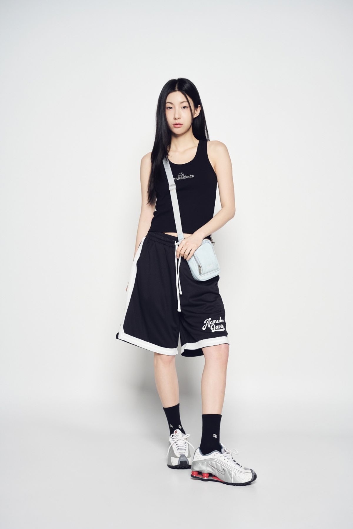 아크메드라비(ACME DE LA VIE) ESSENTIAL DENIM MINI CROSS BAG