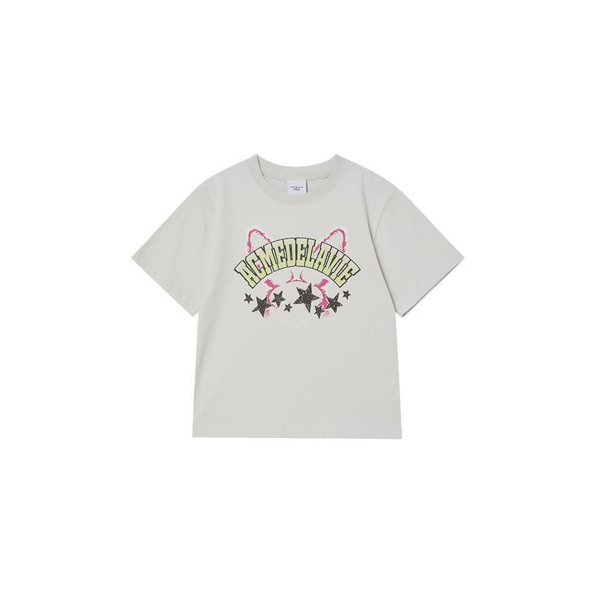 아크메드라비 키즈(acmedelaviekids) KIDS STAR RABBIT SHORT SLEEVE T-SHIRT (3COLOR)