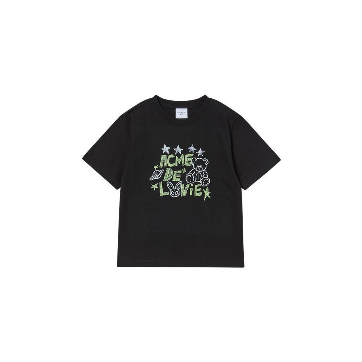 아크메드라비 키즈(acmedelaviekids) KIDS UNIVERSE DRAWING SHORT SLEEVE T-SHIRT (3COLOR)