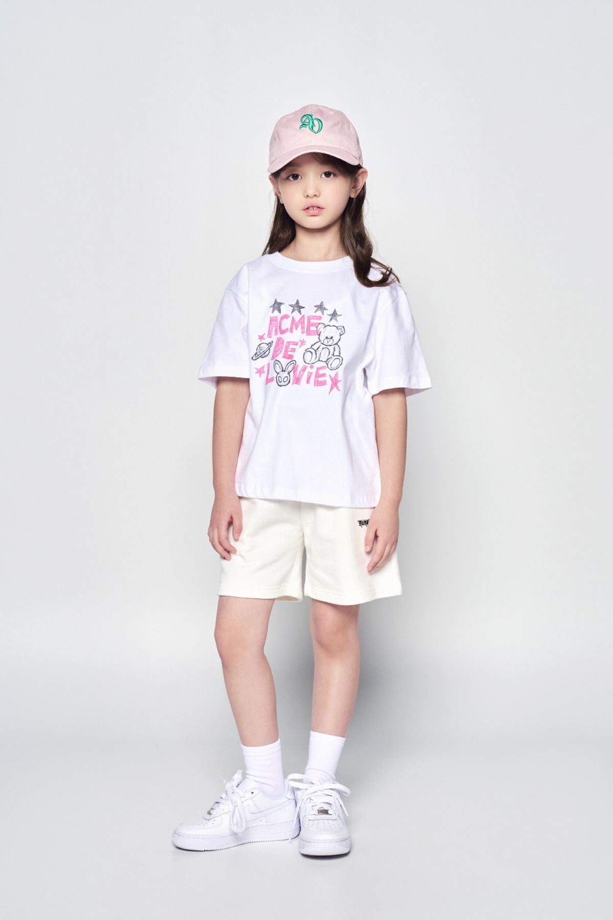 아크메드라비 키즈(acmedelaviekids) KIDS UNIVERSE DRAWING SHORT SLEEVE T-SHIRT (3COLOR)