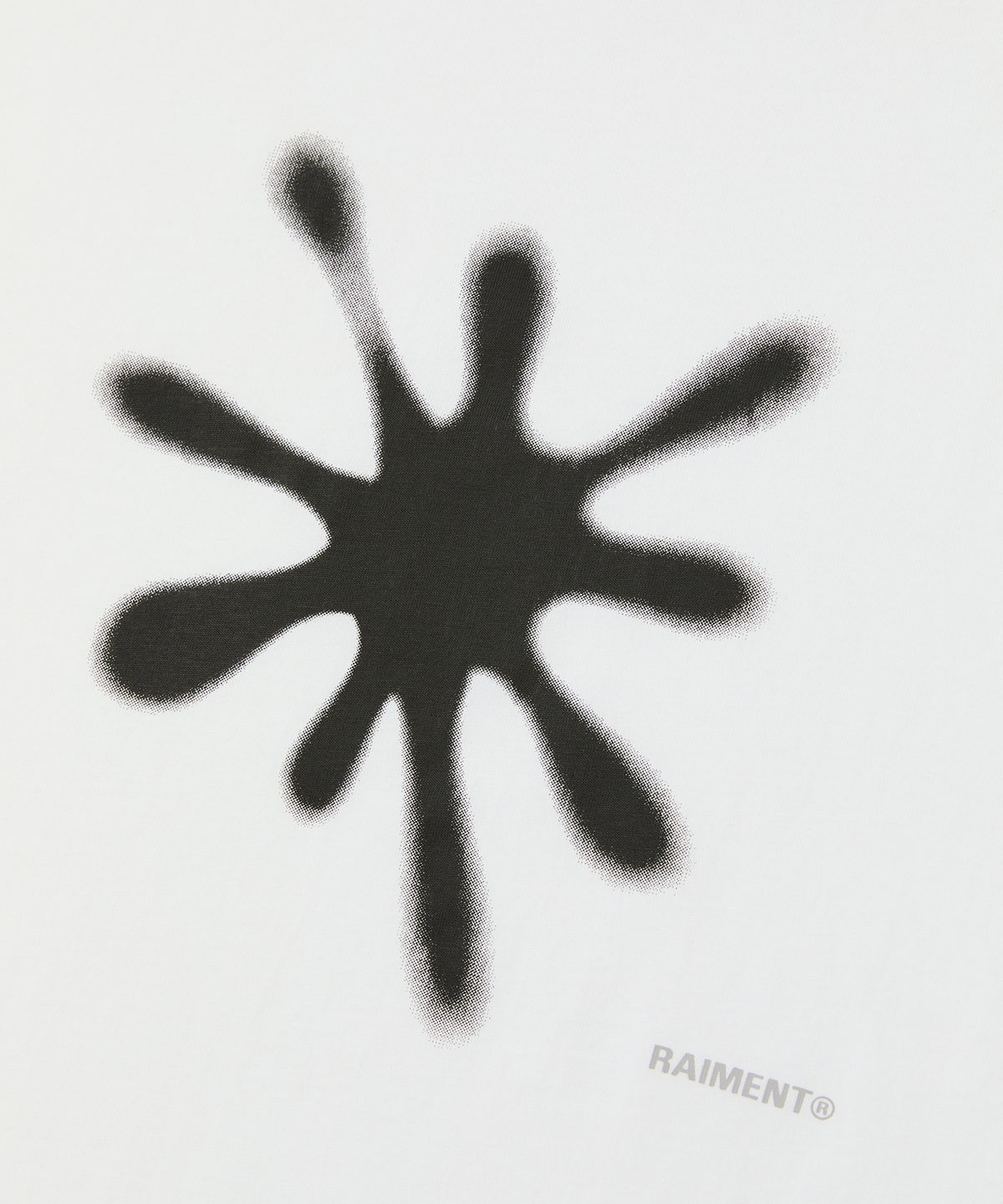 레이몬트(RAIMENT) 스타피시 스프레이 반팔 티셔츠_화이트