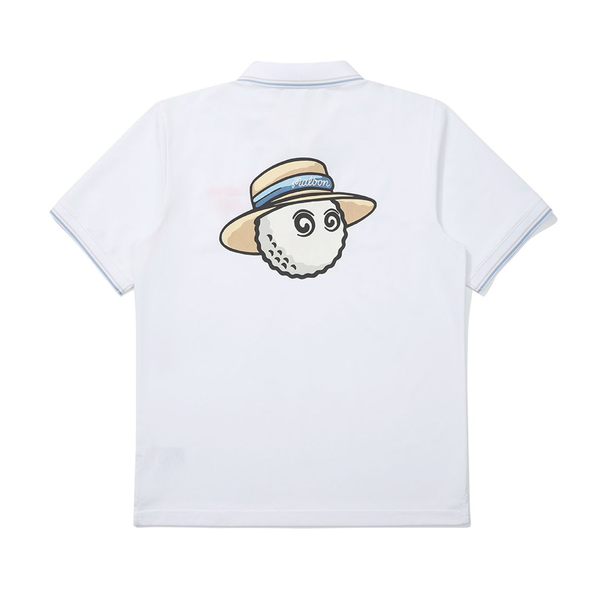 말본 골프(MALBON GOLF) 베케이션 클럽 피케 폴로 티셔츠 WHITE (MAN)