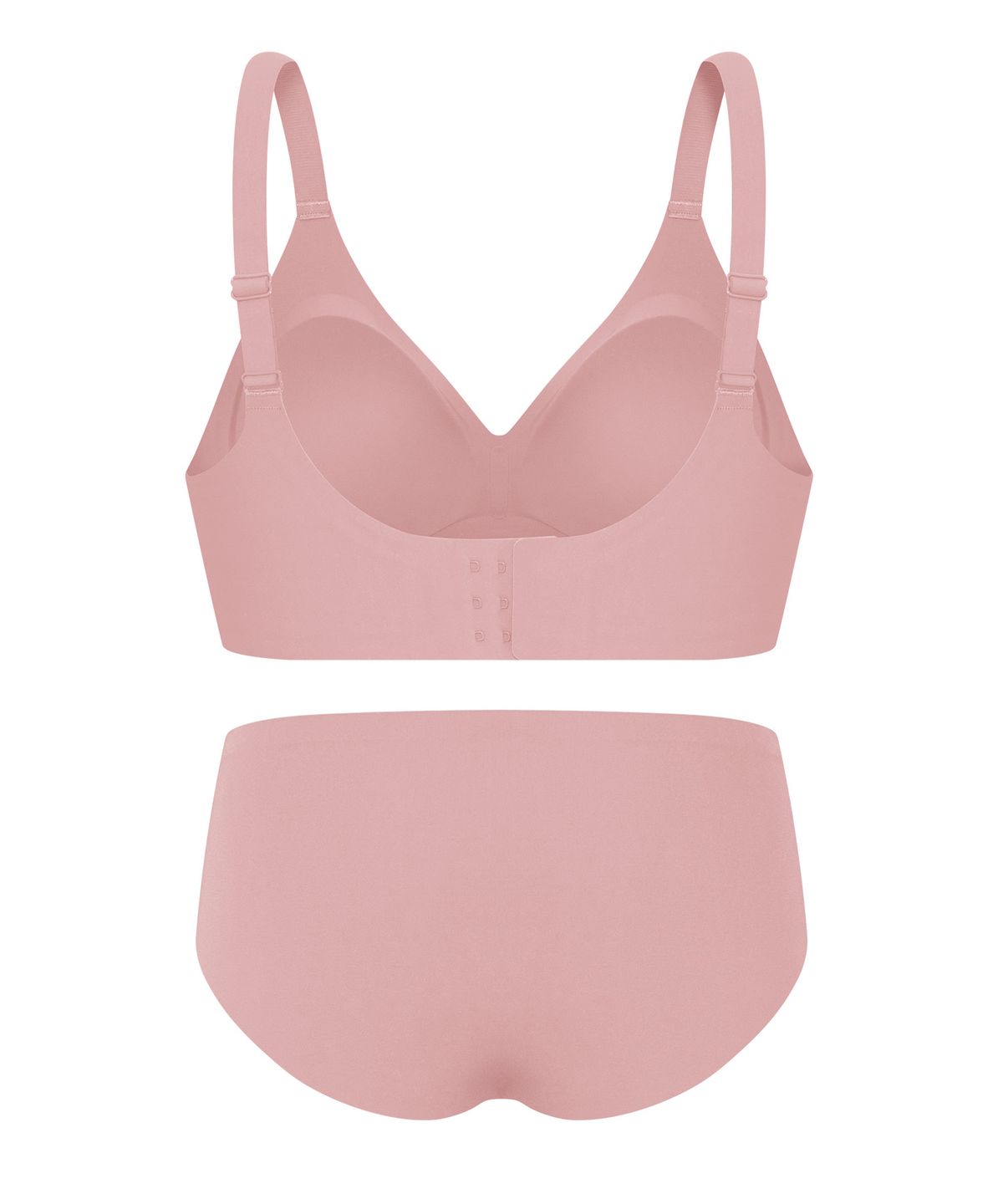 엘르이너웨어(ELLE INNERWEAR) [글래머핏] 쉐딩 브라 팬티 세트 - 핑크