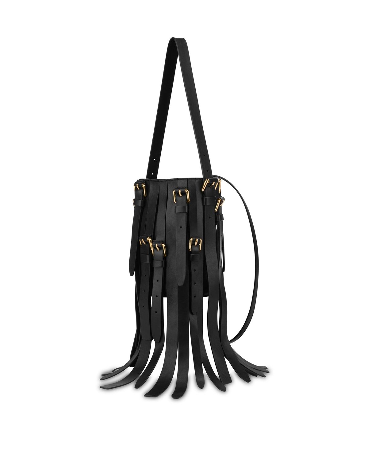 모스키노(MOSCHINO) 멀티 벨트 나파 버킷백