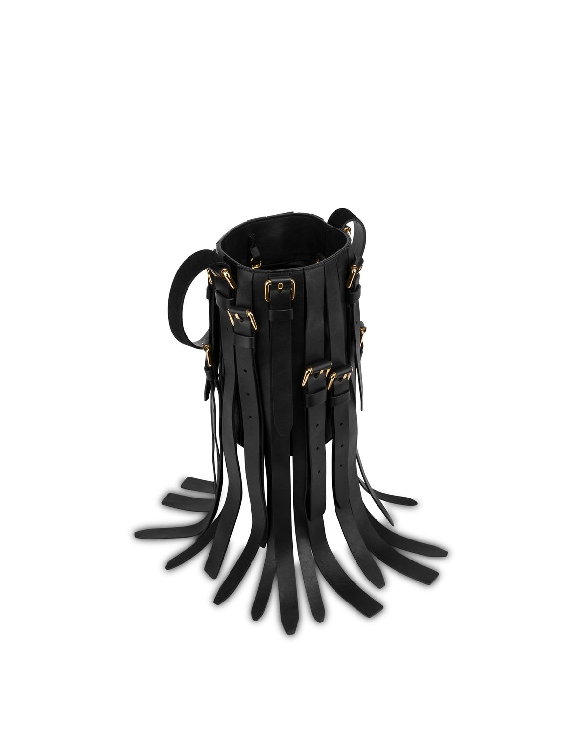 모스키노(MOSCHINO) 멀티 벨트 나파 버킷백