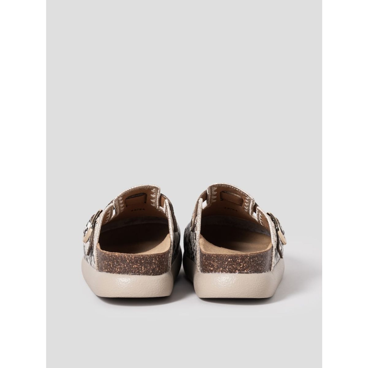 숄(SCHOLL) (WOMEN) 코르크 크로그 청키솔 샌들  브라운 (HH54K2C74D)