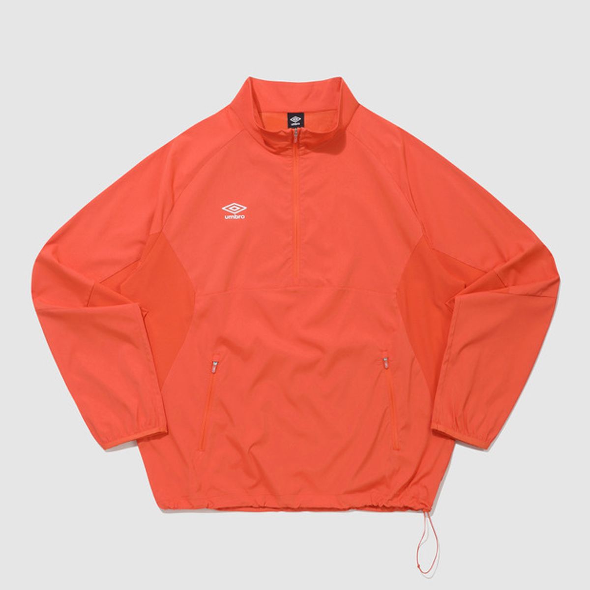 엄브로(UMBRO) [115size] 아이스트레치 스탠넥 아노락 오렌지(UQ211SWT51)