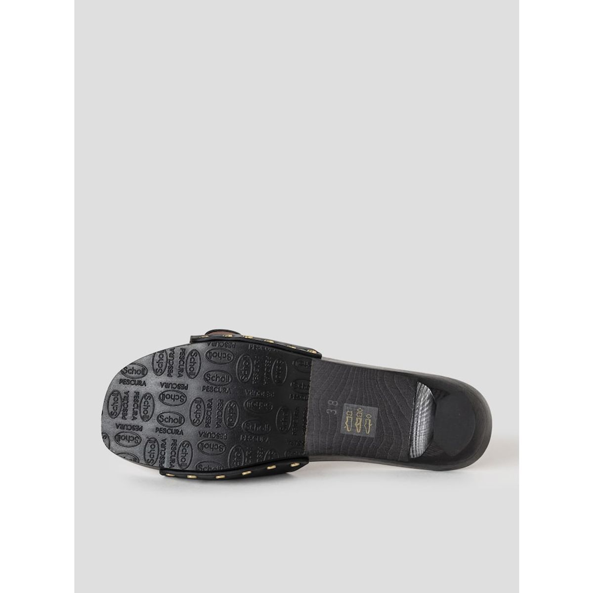 숄(SCHOLL) [Scholl X N˚21] 원스트랩 레더 힐 샌들  블랙 (HH54K2H145)
