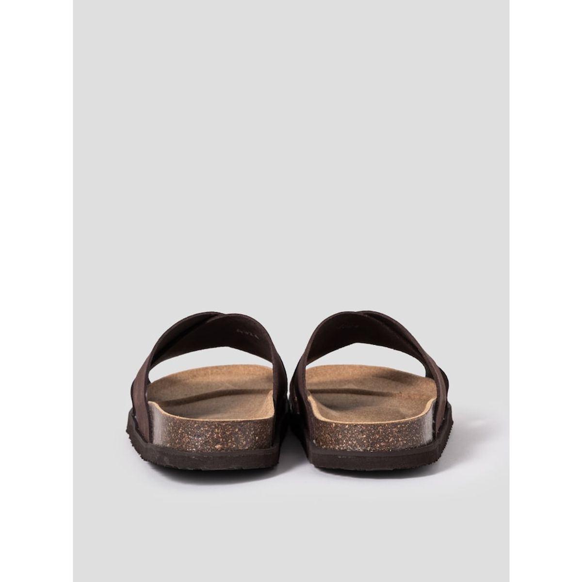 숄(SCHOLL) (MEN) 코르크 크로스 스트랩 샌들  브라운 (HH54K1C14D)