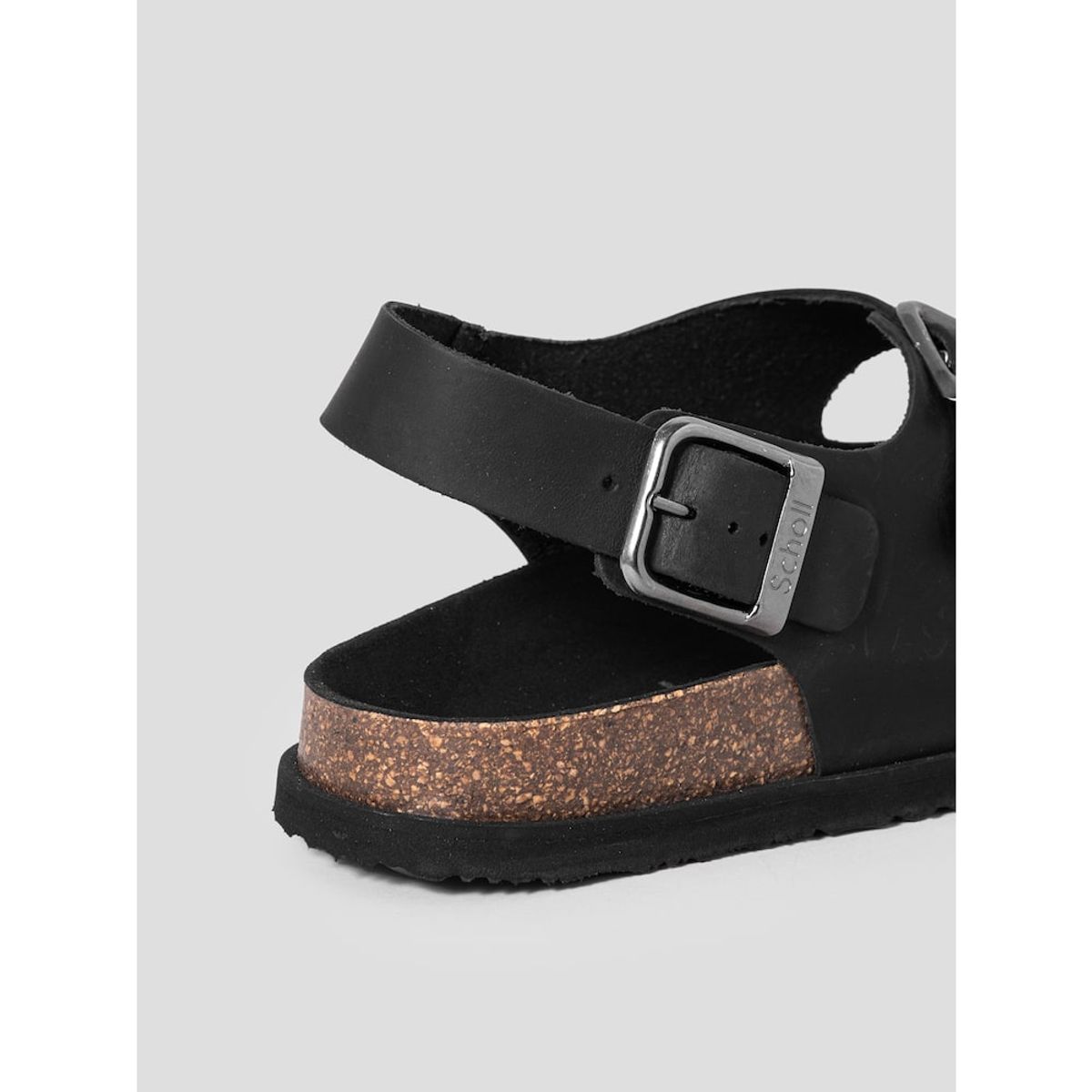 숄(SCHOLL) (MEN) 코르크 투스트랩 샌들  블랙 (HH54K1C615)