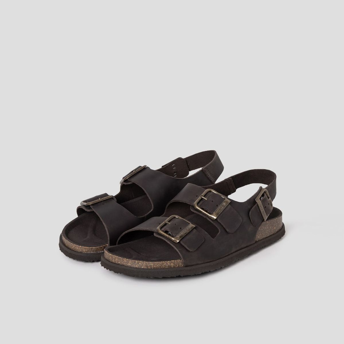 숄(SCHOLL) (MEN) 코르크 투스트랩 샌들  브라운 (HH54K1C61D)