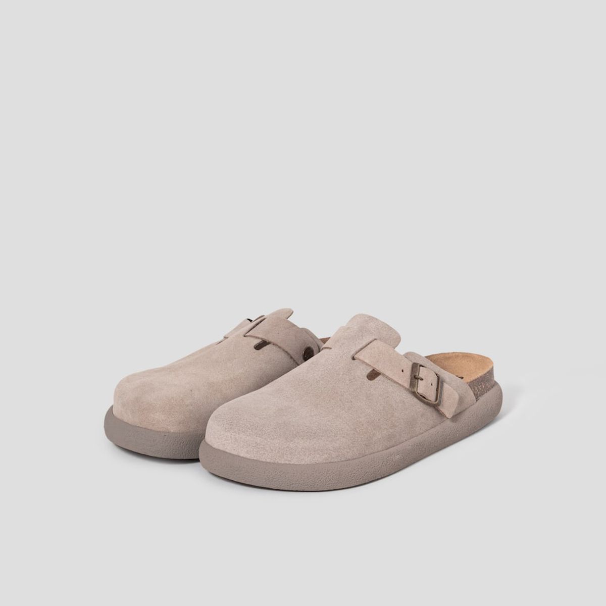 숄(SCHOLL) (MEN) 코르크 크로그 청키솔 샌들  옐로이시 브라운 (HH54K1C71B)