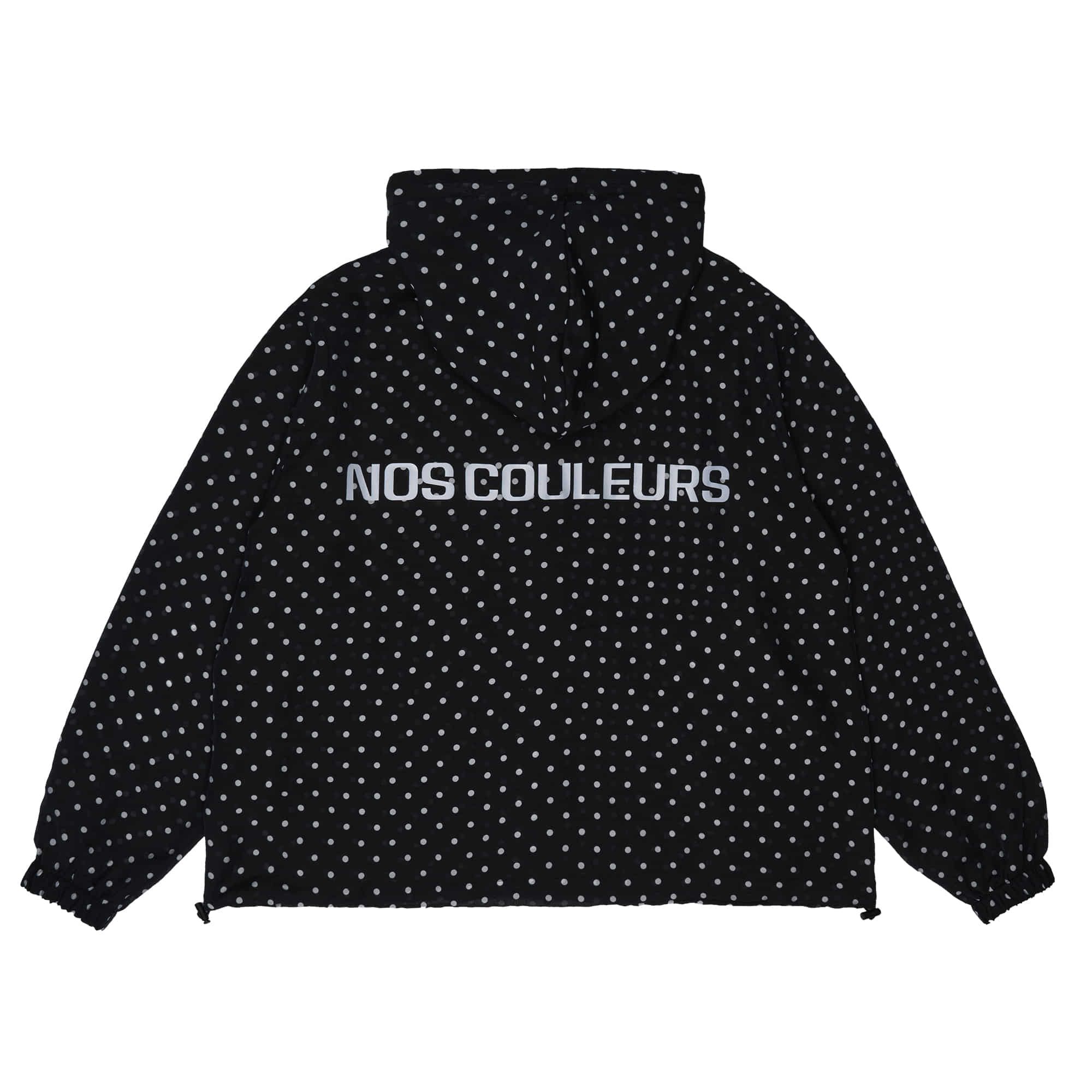 MUSINSA | NOSCOULEURS POLKA-DOT SHELL JACKET BLACK