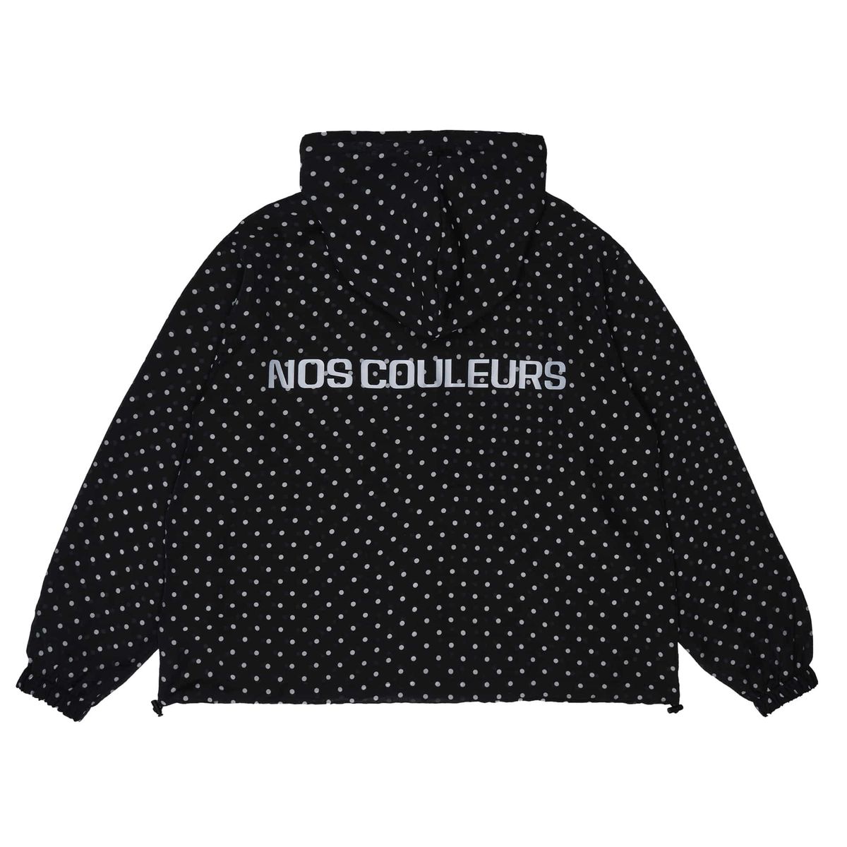 노쿨러스(NOSCOULEURS) POLKA-DOT SHELL JACKET BLACK