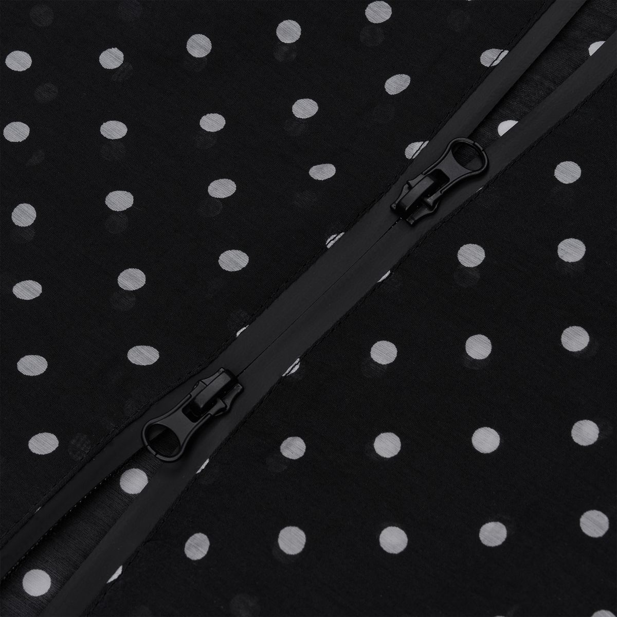 노쿨러스(NOSCOULEURS) POLKA-DOT SHELL JACKET BLACK