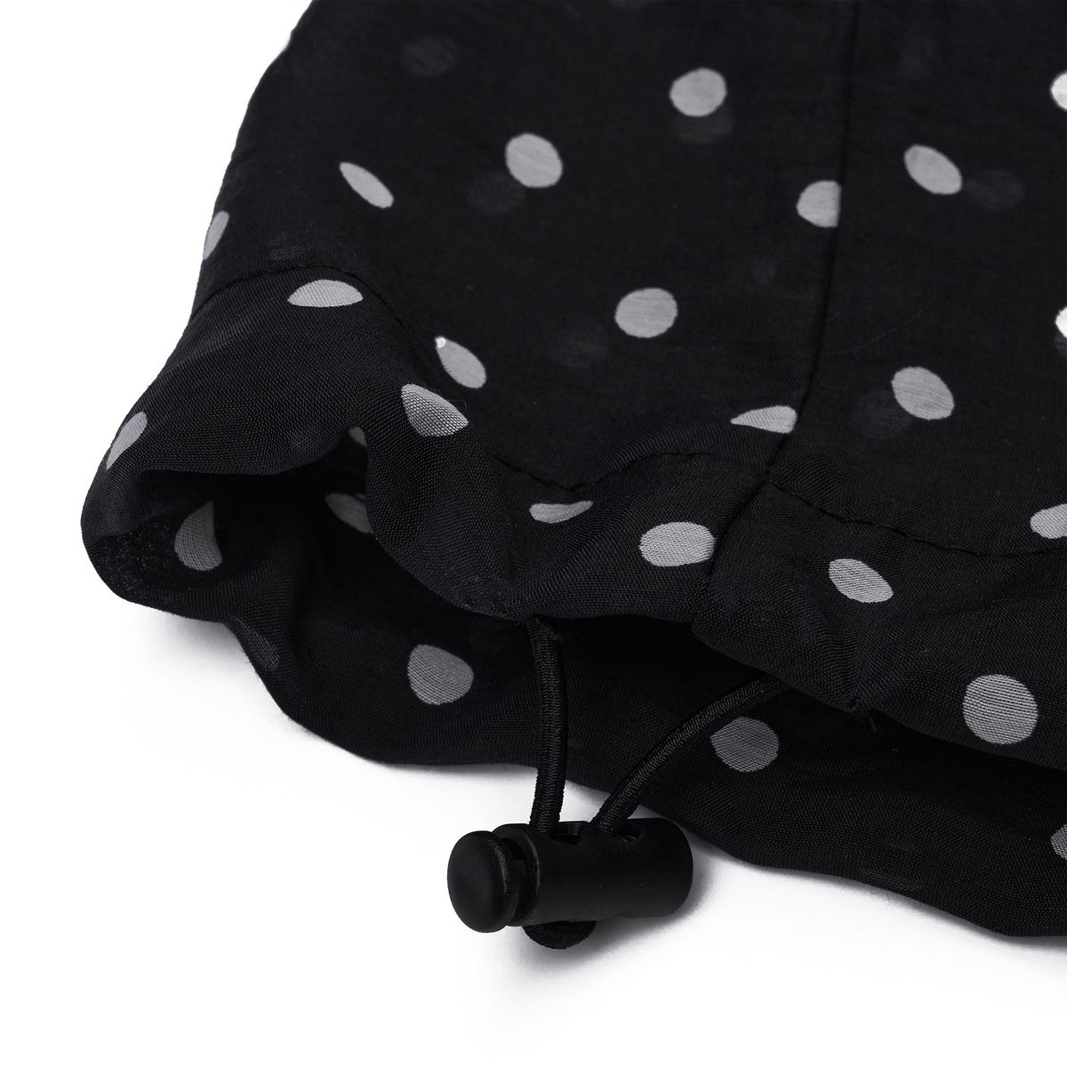 노쿨러스(NOSCOULEURS) POLKA-DOT SHELL JACKET BLACK