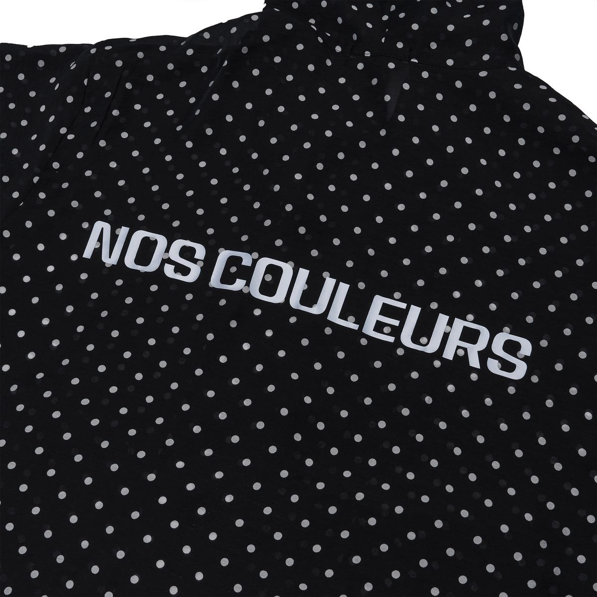 노쿨러스(NOSCOULEURS) POLKA-DOT SHELL JACKET BLACK