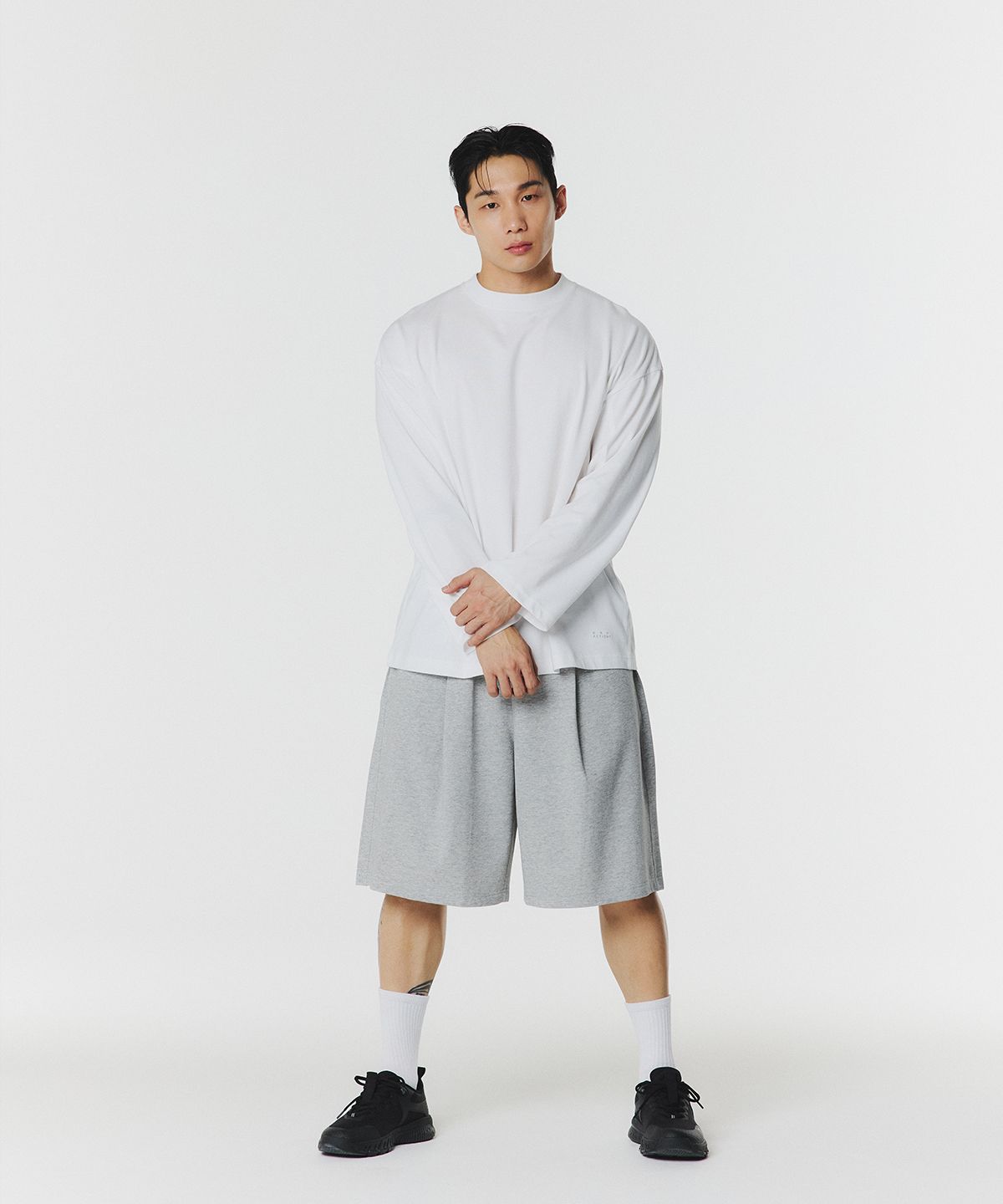 무신사 스탠다드 스포츠(MUSINSA STANDARD SPORTS) [2팩] 짐 코튼메쉬 버뮤다 쇼츠 (5color)