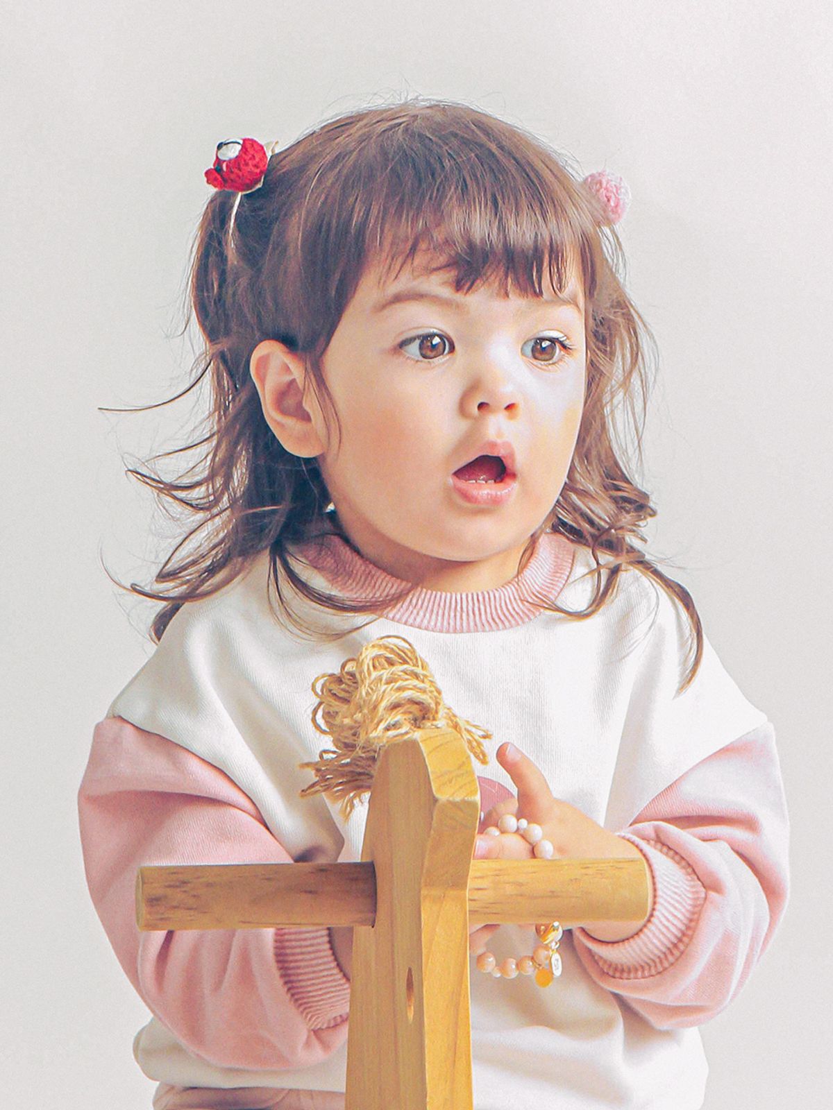 베이비블리(BABYBLEE) B19314 곰돌2종 헤어핀 세트