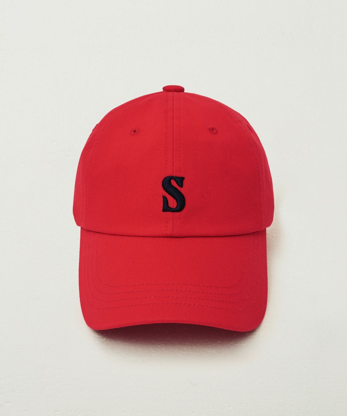 세터(SATUR) 클래식 스몰 로고 볼캡 레드