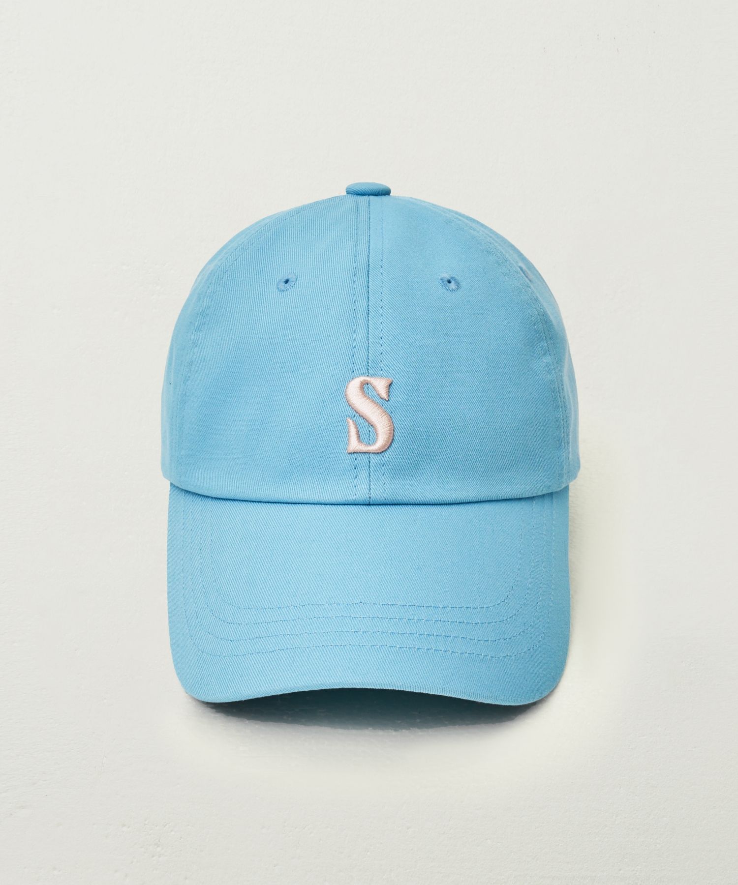 MUSINSA | SATUR Classic Small Logo Ball Cap Sky Blue