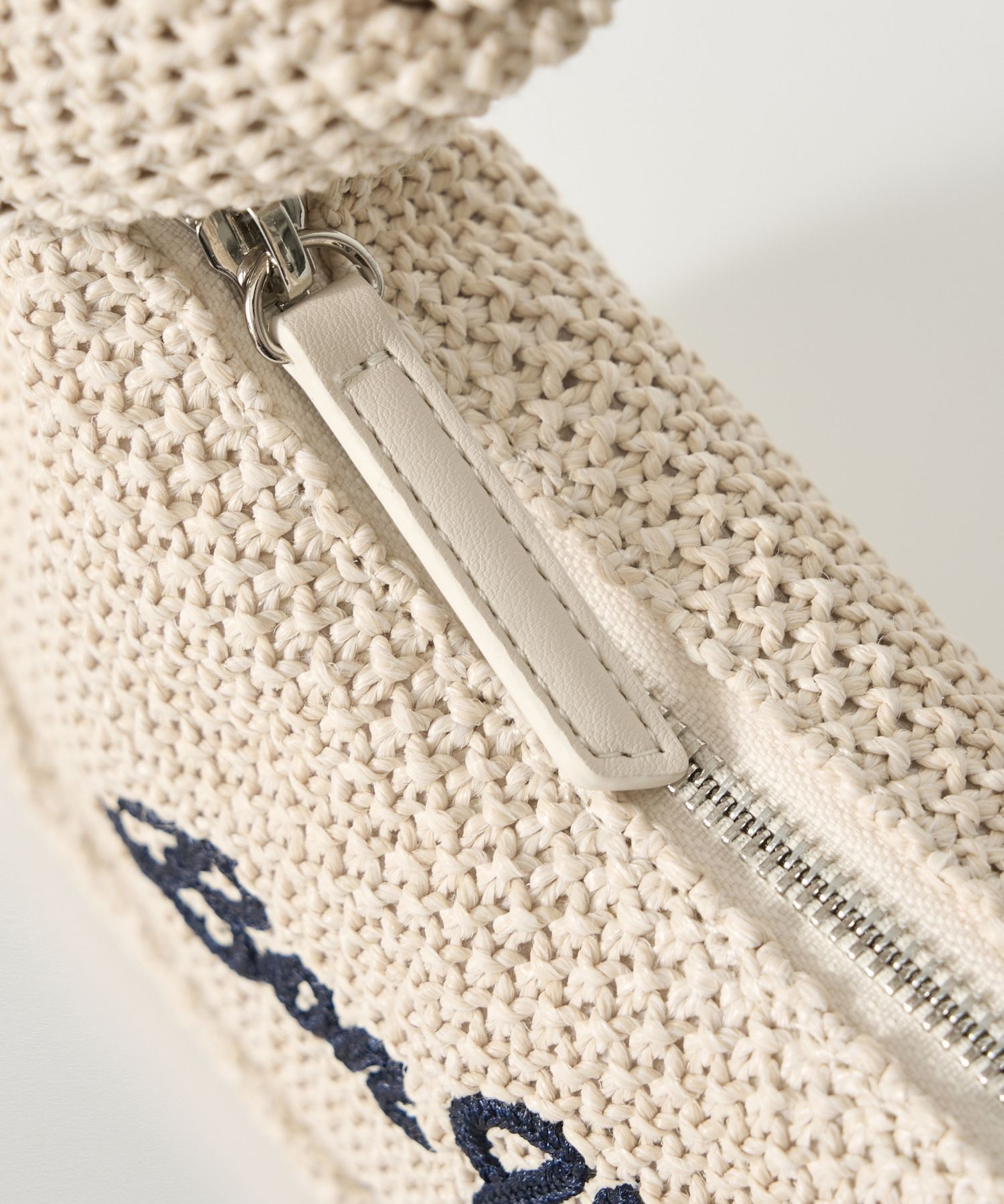 MUSINSA | SATUR Bon Voyage Raffia Shoulder Bag Cream