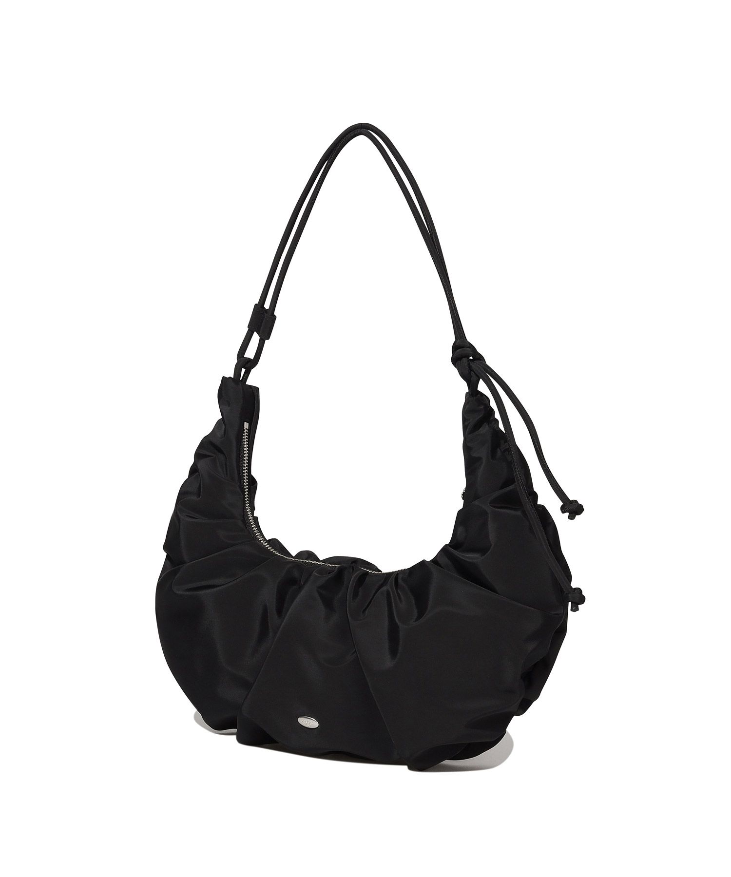[COVERNAT] Clover Heart String Hobo Bag /追跡付 MUSINSA公式 | COVERNAT WOMAN Clover Heart String Hobo Bag Black
