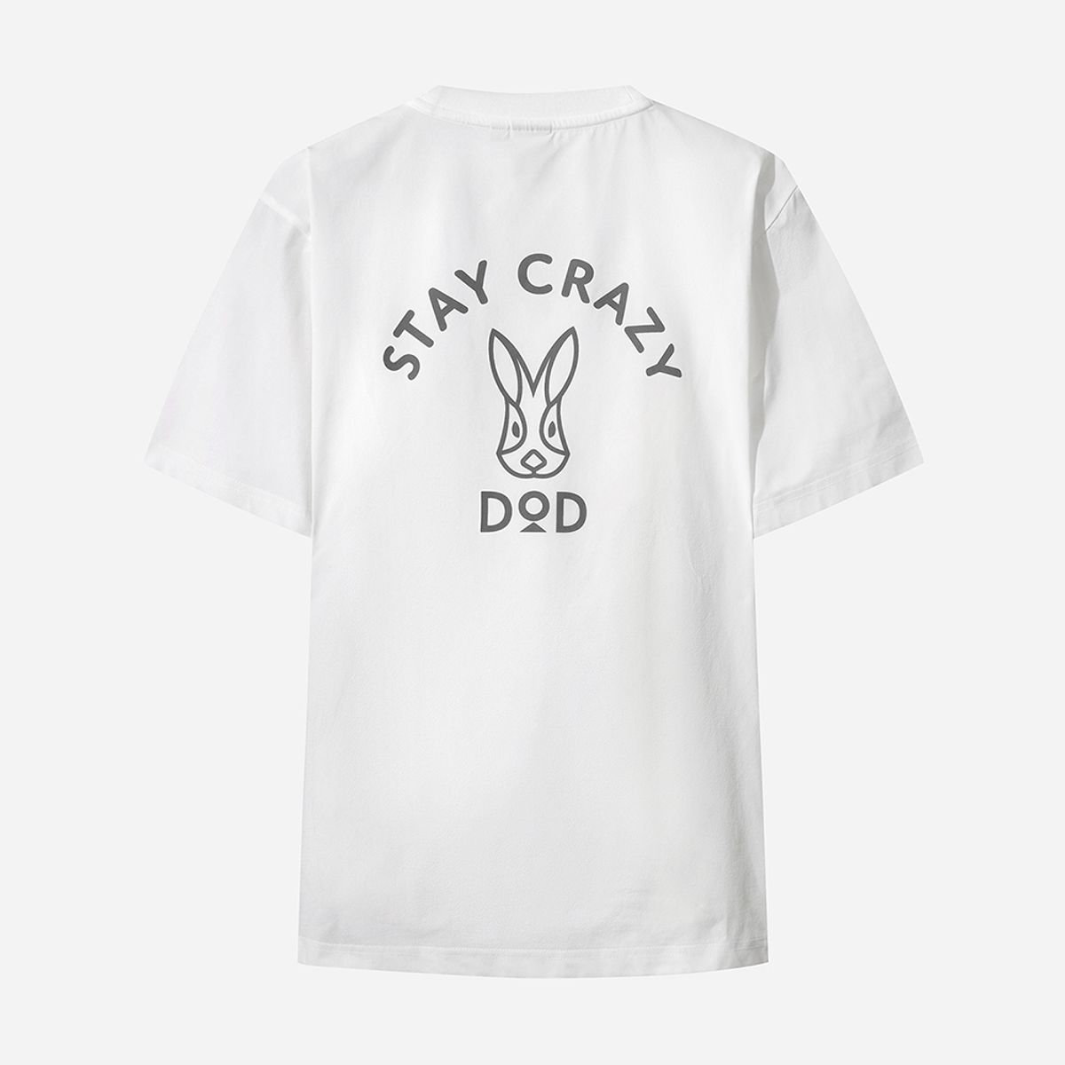 디오디(DOD) 쿼드400 베이직 로고 반팔 티셔츠 (OFF WHITE)