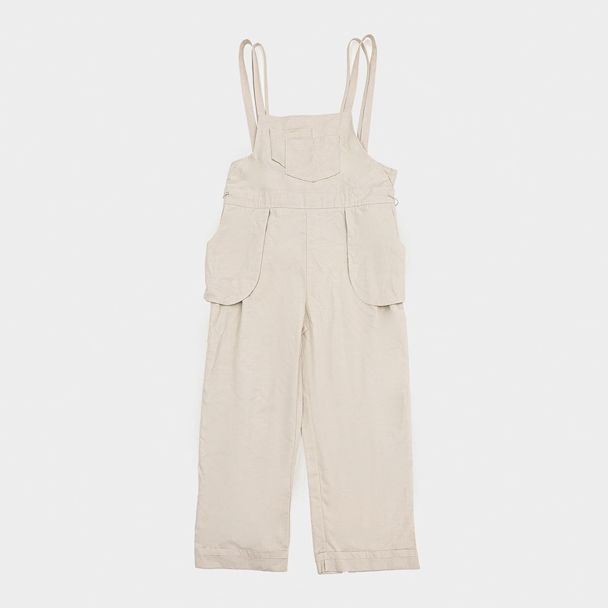 랭썬(LANGSON) LS_Pleated short sleeves and overall set_2color