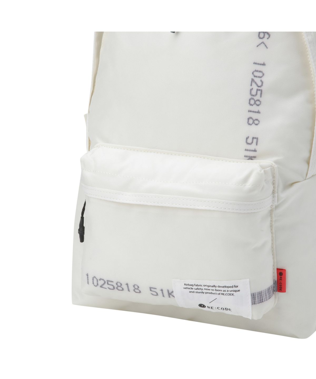 래코드(RECODE) Color Point Airbag One Pocket Backpack(S)_RYBAA24821IVX
