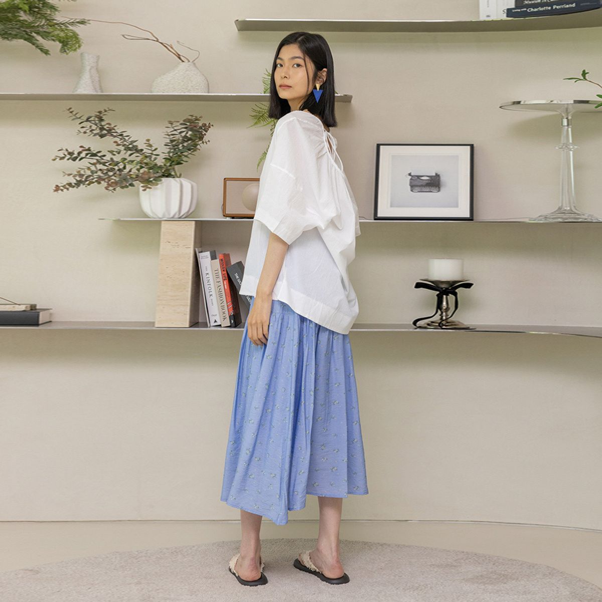 랭썬(LANGSON) LS_Summer loose blouse_WHITE