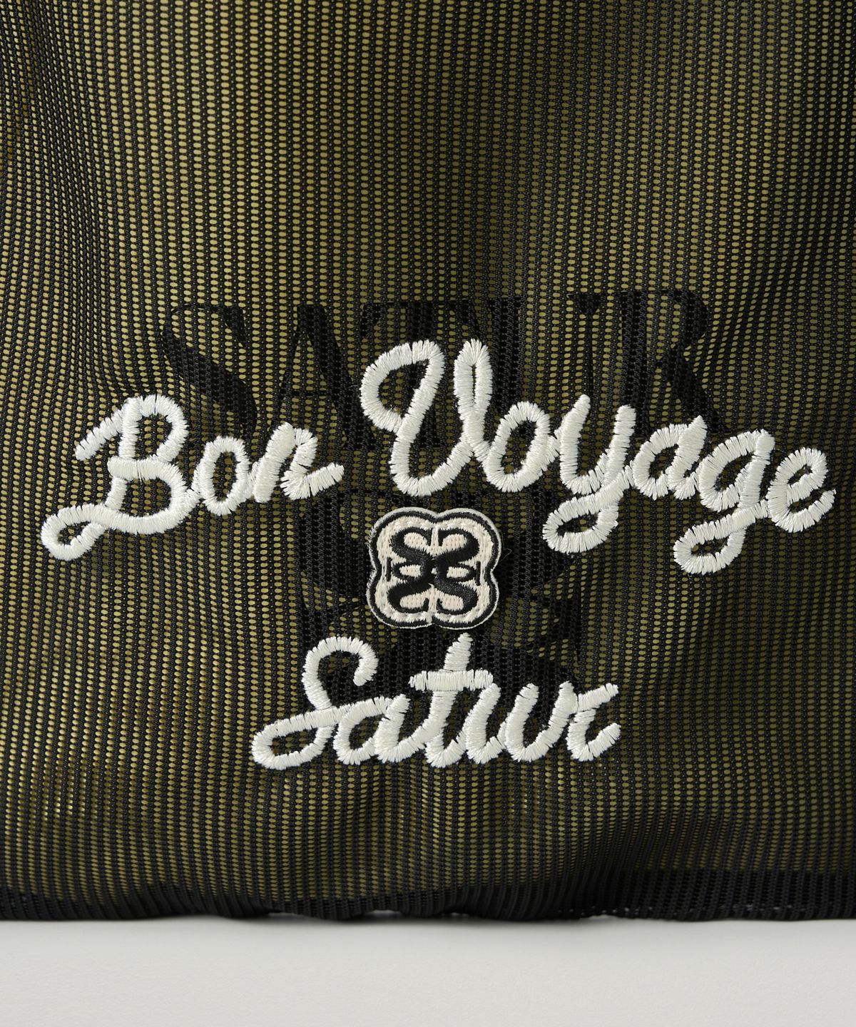 세터(SATUR) 본 보야지 스몰 메쉬 백 블랙