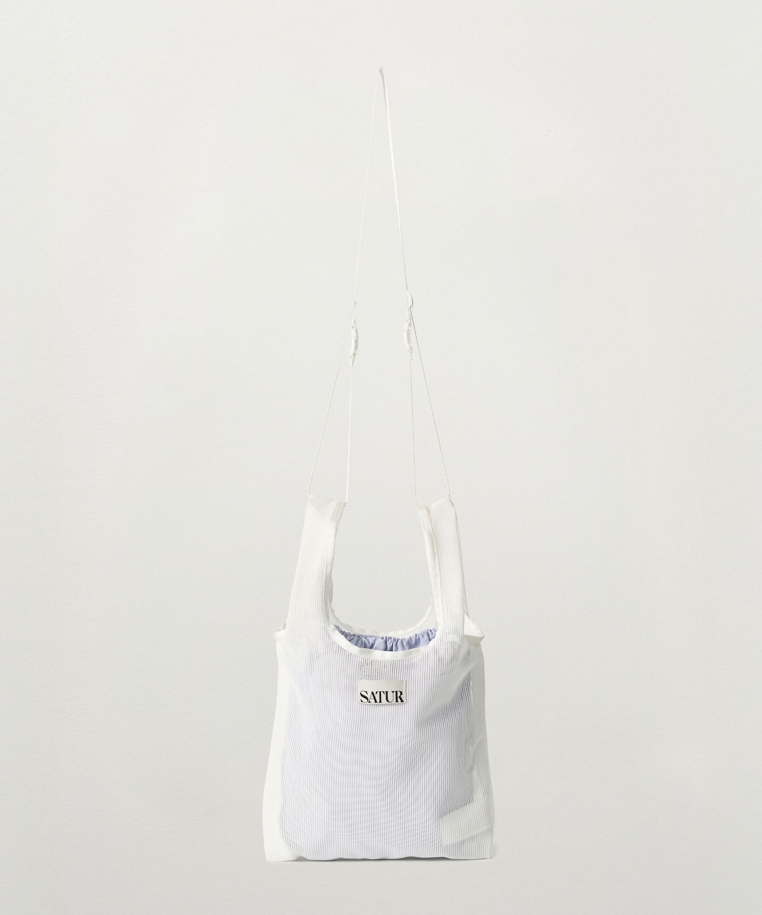 ショルダーバッグ・ポシェット SATUR Bon Voyage Small Mesh Bag 5FT1673 MUSINSA公式 | SATUR Bon Voyage Small Mesh Bag White