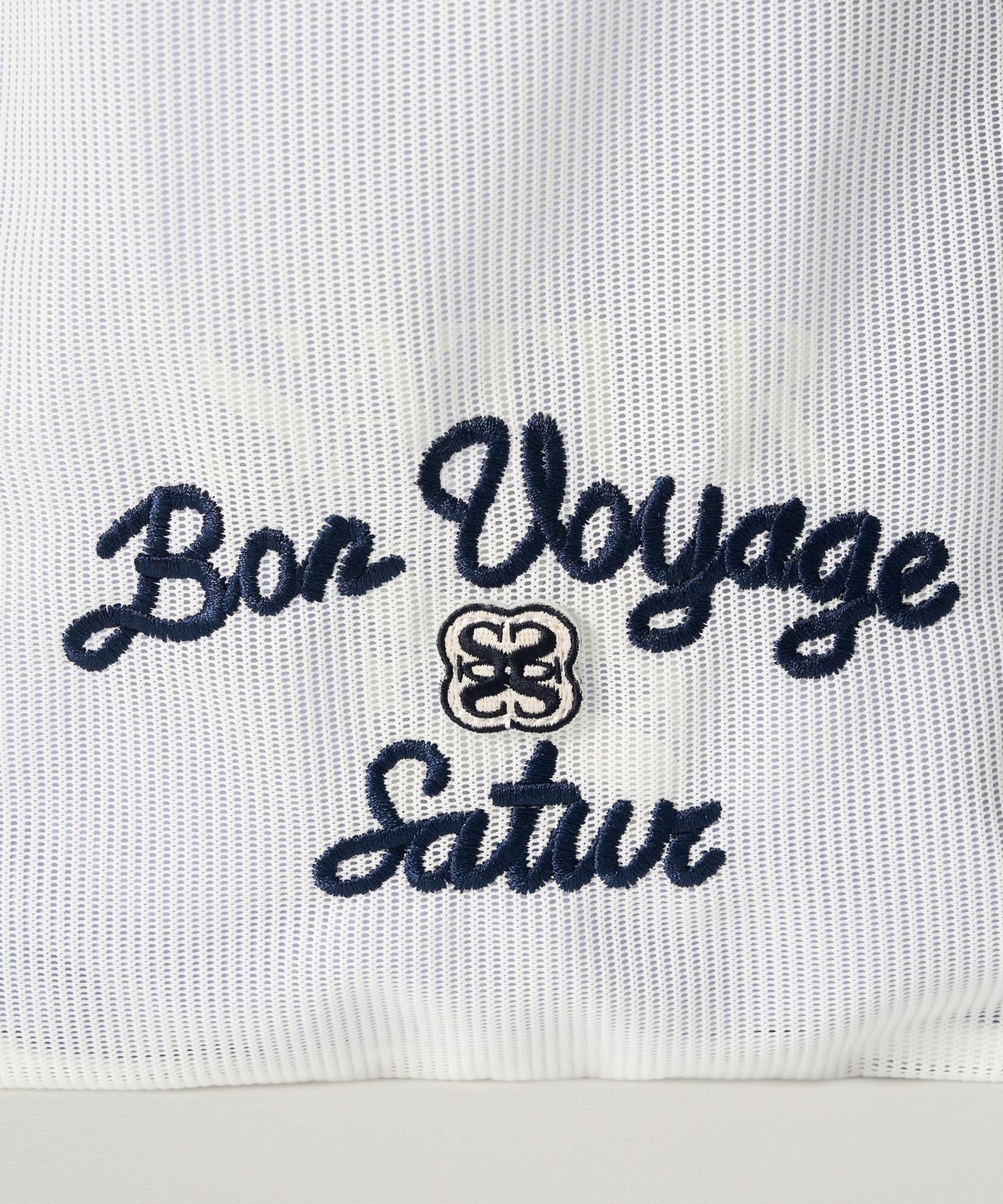 MUSINSA公式 | SATUR Bon Voyage Small Mesh Bag White