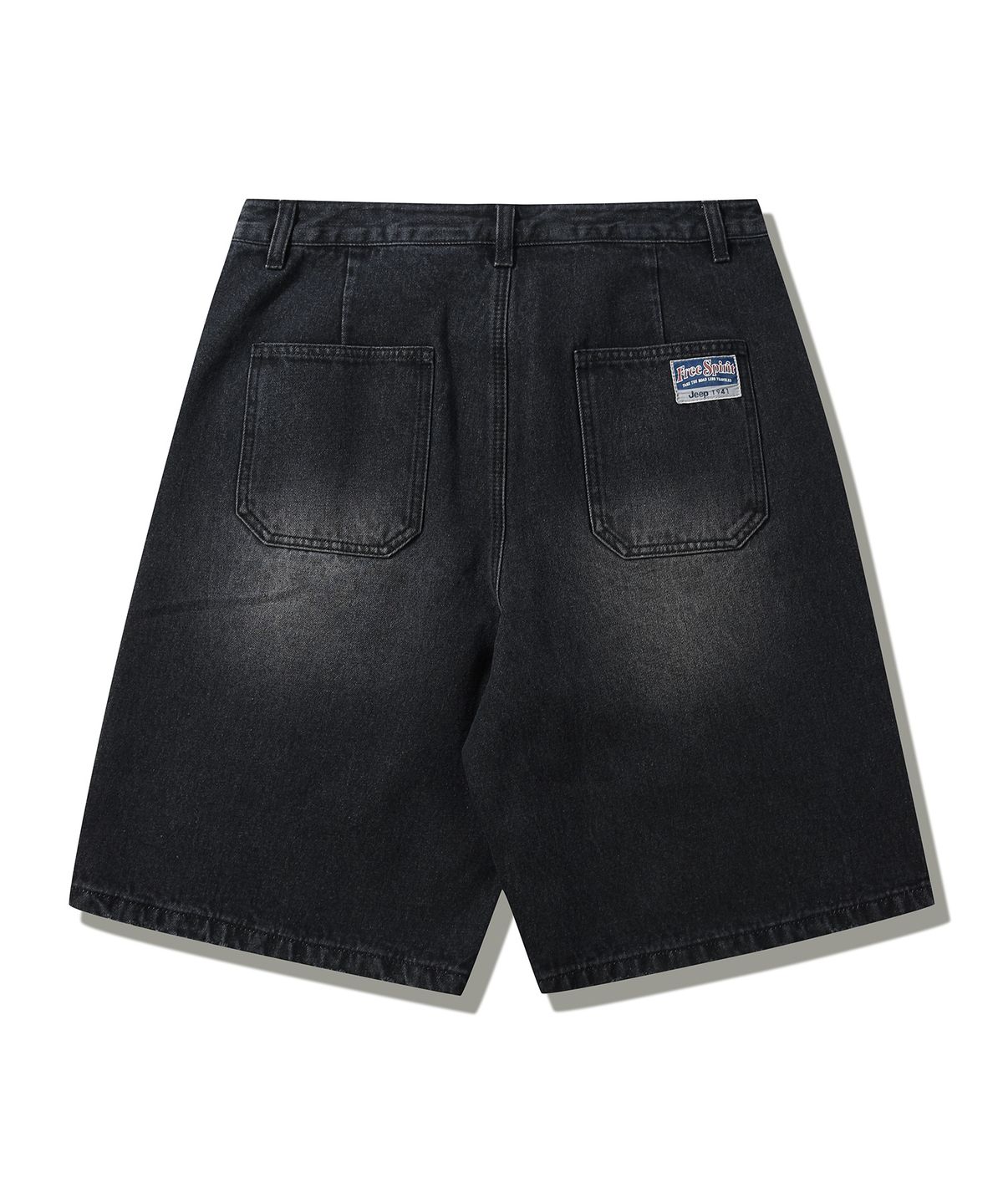 지프(JEEP) DUSTY 메탈로고 데님 버뮤다팬츠 (JQ5DPU801GR)