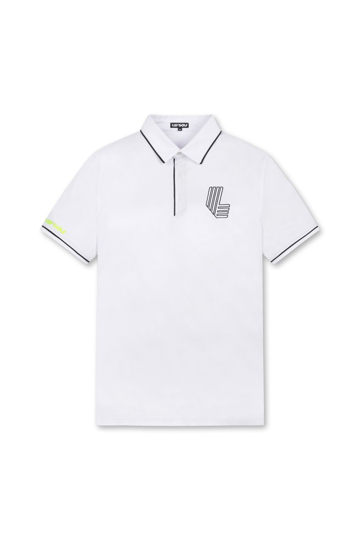 왁(WAAC) LIV Golf Mens Solid Polo_WMTCM25352WHX