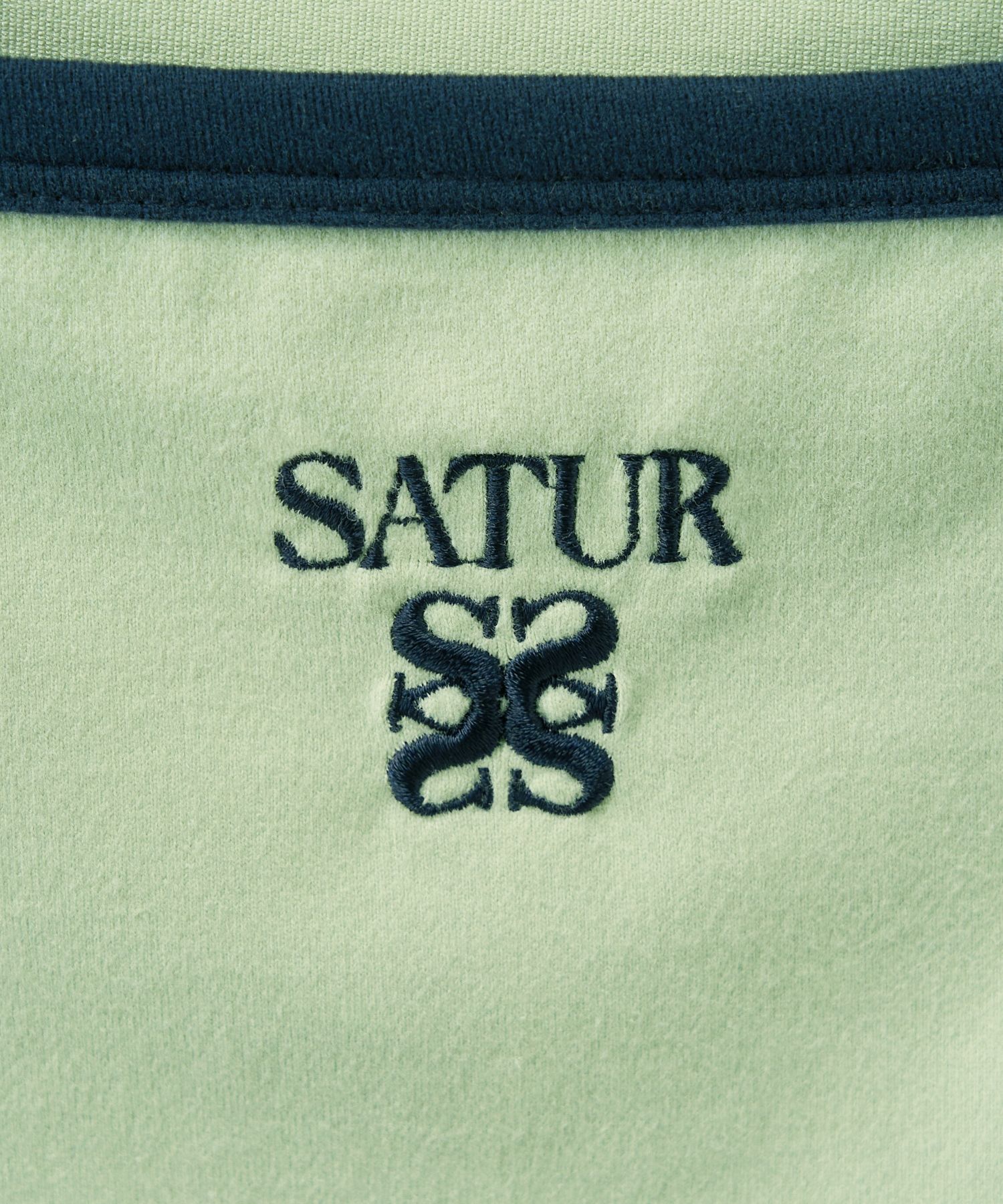 【SATUR】 (W) Apero Logo Stripe Sleeveless Top MUSINSA | SATUR (W) Apero Logo Solid Sleeveless Top Mint