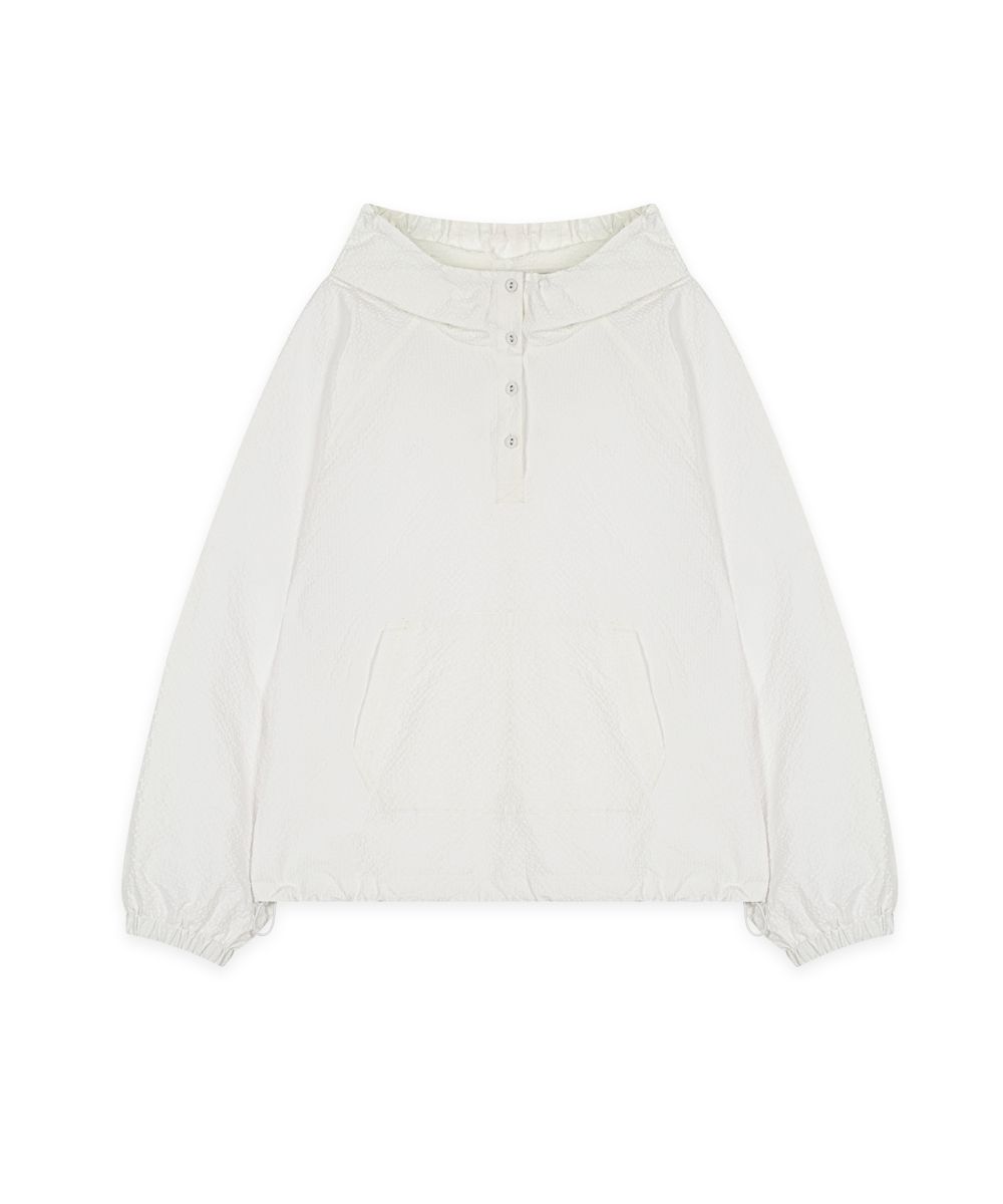 MUSINSA | SINOON Hoodie Anorak (White)