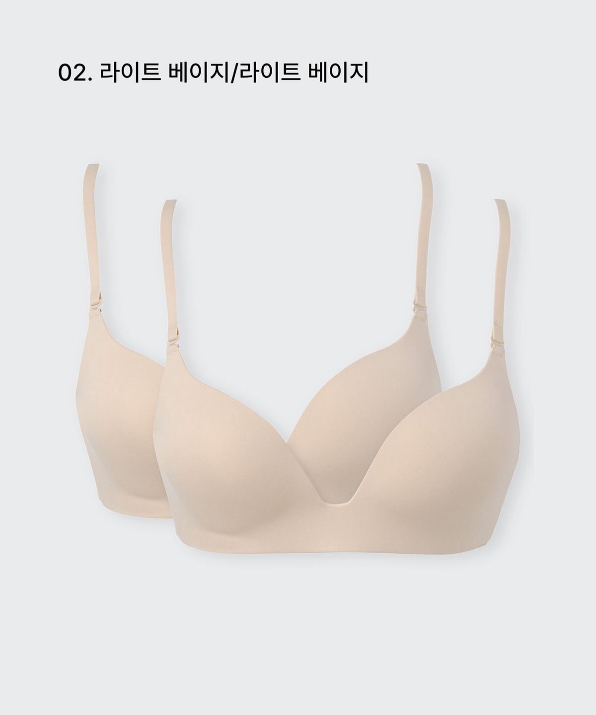 무신사 스탠다드 우먼(MUSINSA STANDARD WOMAN) 우먼즈 와이어리스 브라 2팩