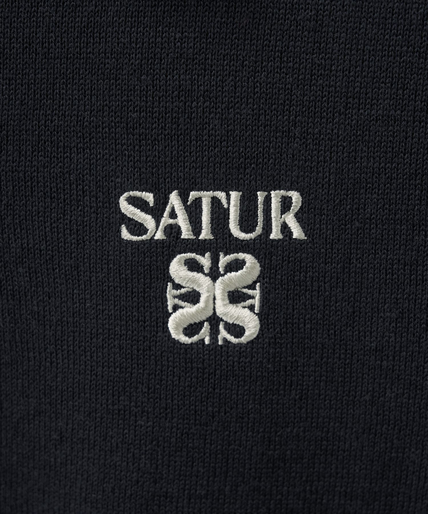 【SATUR】25SS/送料関税込み/人気★Fine Half Pique Polo Knit★ SATUR (W) Fine Half Pique Polo Knit 5FT1680 (SATUR