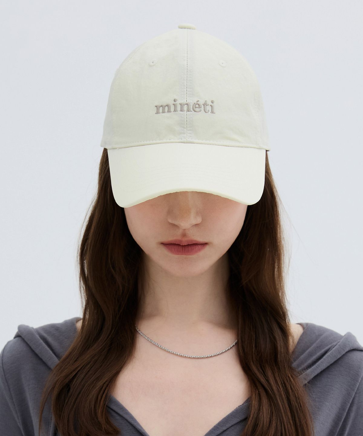 미네티(MINETI) 나일론 로고 볼캡 Y 10625 MT