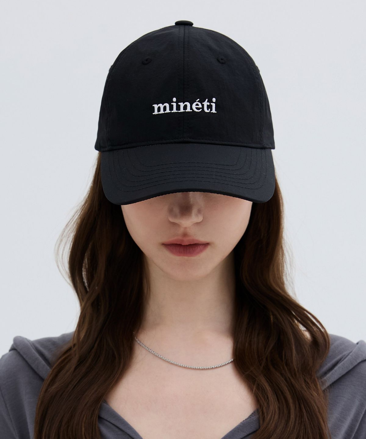 미네티(MINETI) 나일론 로고 볼캡 Y 10625 MT